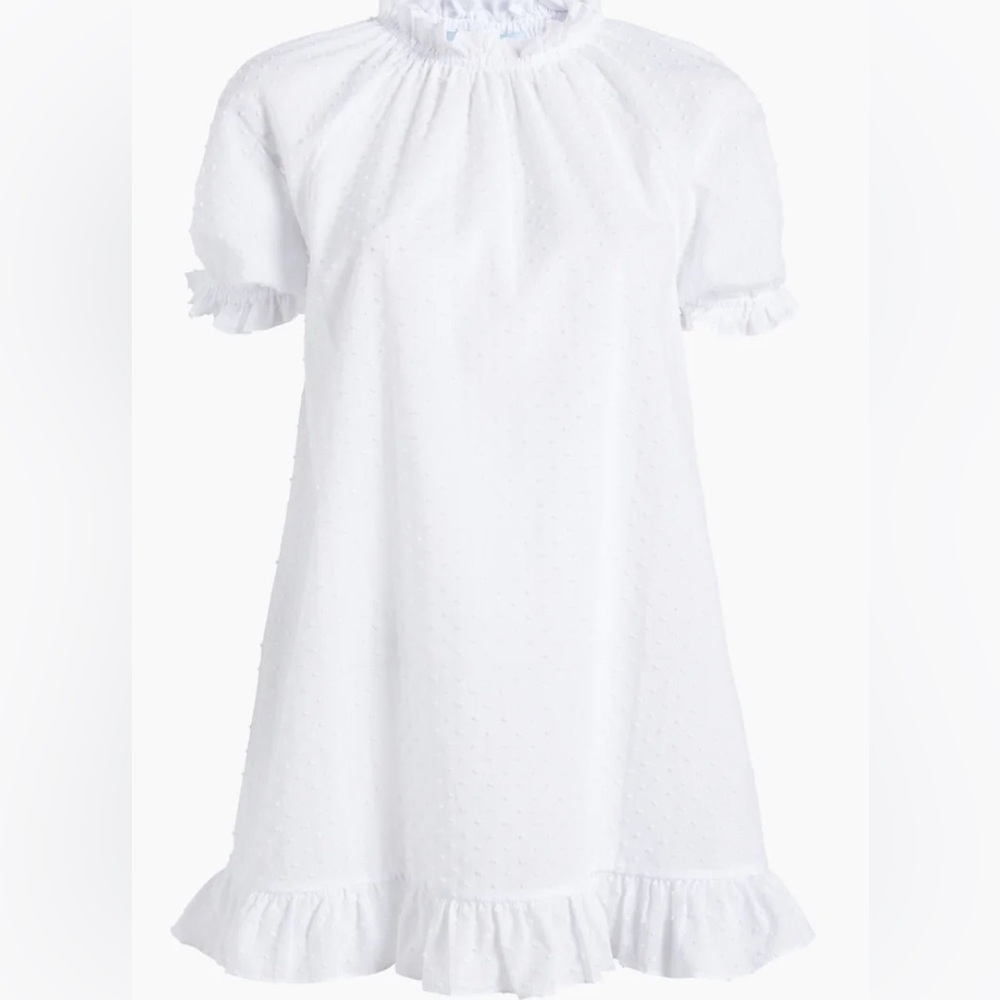 Hill House Home White Gingham Katherine Nap Dress
